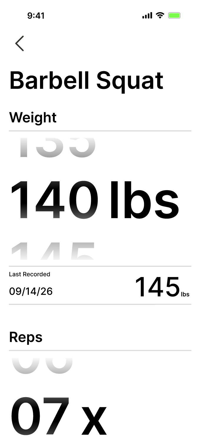 Weight log flow step 2